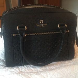Black leather kate spade purse!